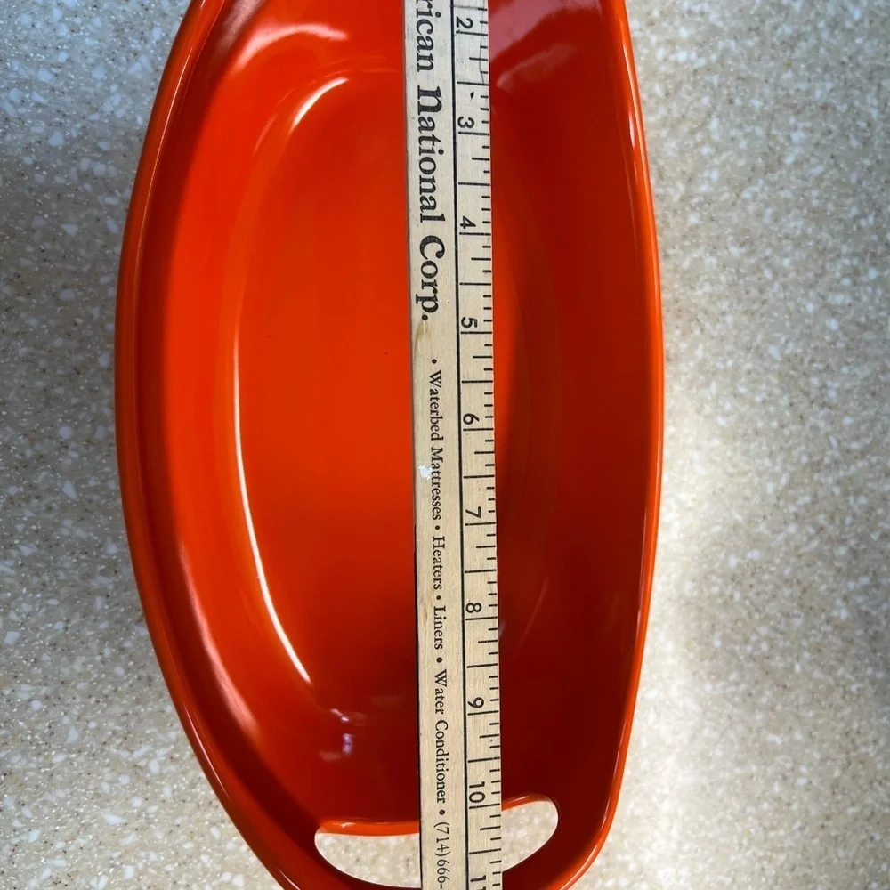 Rachel Ray Set of 2 - 1.25 & 2.25 Double Bubble Ovals Stone Wear Cookware.